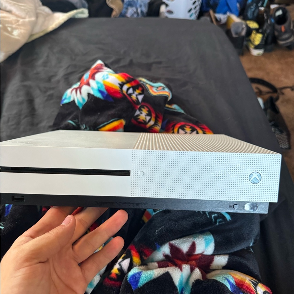 Sleek White Gaming Console by Xbox